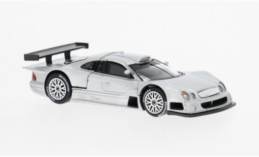 Mercedes CLK 1/64 Pop Race GTR silber 1:64 modellino in miniatura