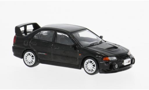 Mitsubishi Lancer 1/64 Pop Race Evo IV schwarz 1:64 modellino in miniatura