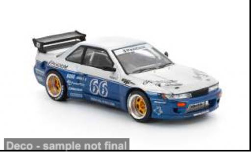 Nissan Silvia 1/64 Pop Race (S13) blau/weiss 1:64 modellino in miniatura
