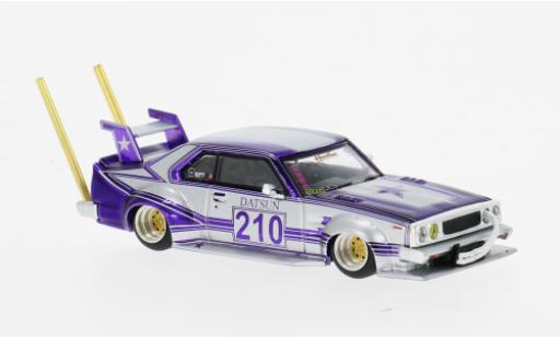 Nissan Skyline 1/64 Pop Race C210 violett/silber 1:64 modellino in miniatura