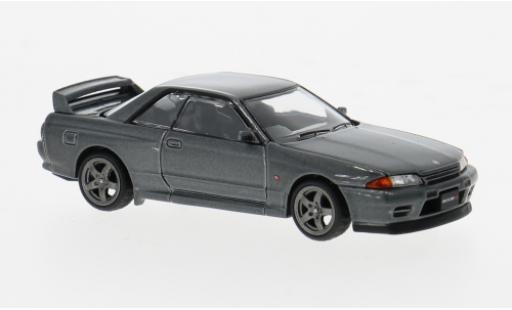 Nissan Skyline 1/64 Pop Race GT-R R32 grau 1:64 modellino in miniatura