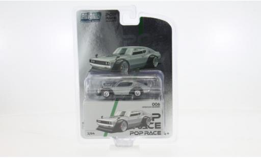 Nissan Skyline 1/64 Pop Race GT-R V8 Drift silber 1:64 modellino in miniatura