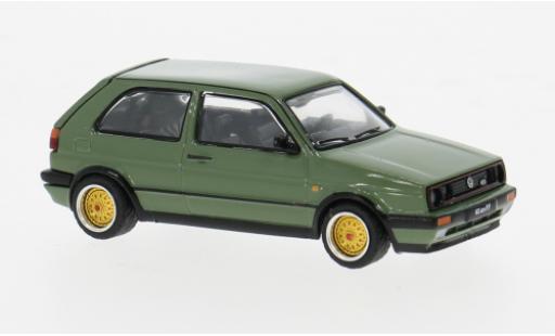Volkswagen Golf 1/64 Pop Race MkII GTi 16V grün 1991 1:64 modellino in miniatura
