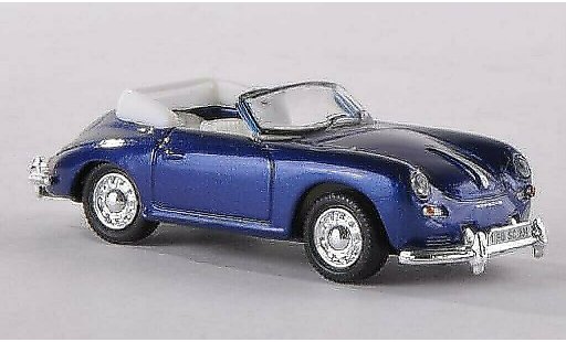 Porsche 356 A A 1/87 Schuco Cabrio blu modellini auto