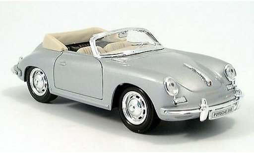 Porsche 356 B B 1/24 Welly Cabrio grigio modellini auto
