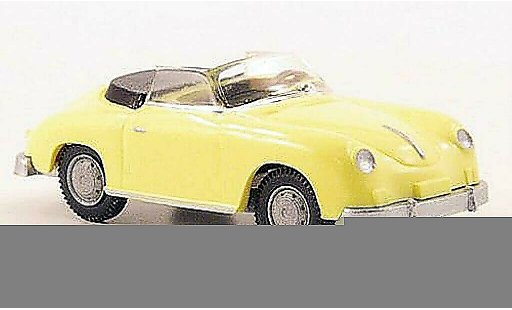 Porsche 356 C C 1/87 Wiking Cabrio giallo modellini auto