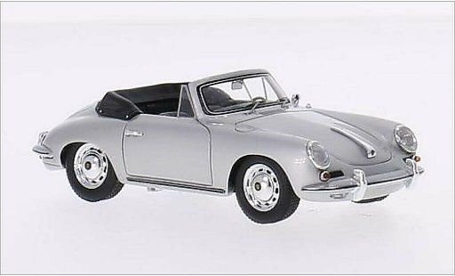 Porsche 356 C C 1/43 Spark Carrera 2 Cabrio grigio modellini auto