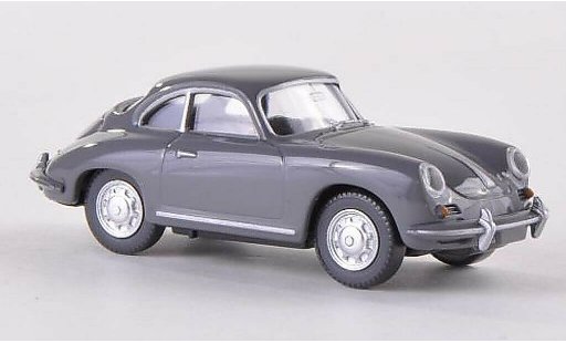 Porsche 356 Base 1/87 Wiking SC Coupe grigio modellini auto