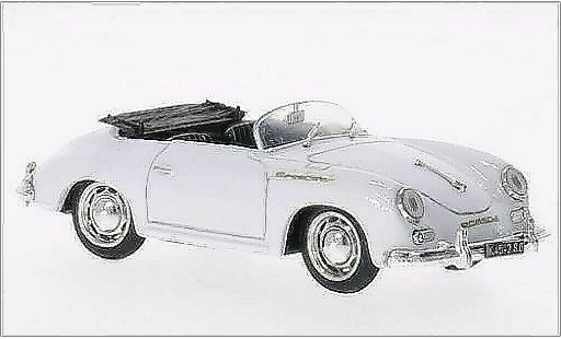 Porsche 356 Speedster 1/43 Brumm bianco 1950 modellini auto