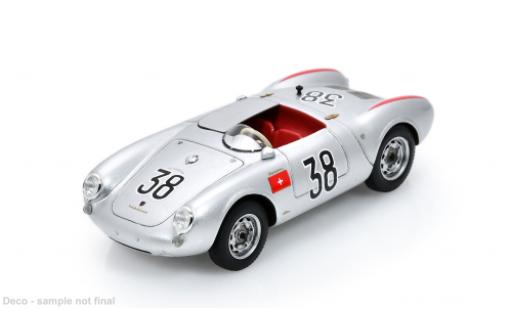 Porsche 550 1/43 Spark 24h Le Mans 1955 #38 W.Ringgenberg/H.Gilomen 1:43 modellino in miniatura