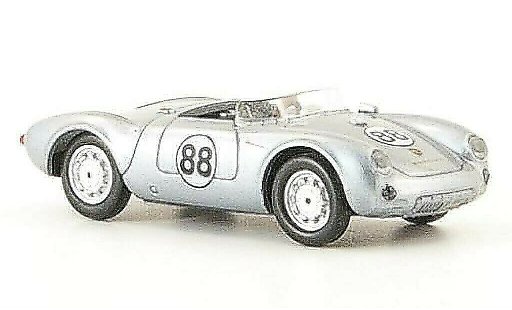 Porsche 550 1953 1/87 Ricko Spyder No.88 grigio modellini auto