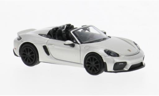 Porsche 718 1/87 Minichamps Spyder (981) silber 2019 1:87 modellino in miniatura