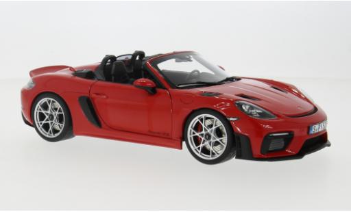 Porsche 718 1/18 Norev Spyder RS rot 1:18 modellino in miniatura