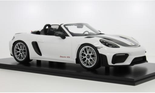 Porsche 718 1/12 Schuco Spyder RS weiss/schwarz 2023 1:12 modellino in miniatura
