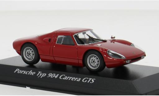 Porsche 904 1/43 Maxichamps rot 1:43 modellino in miniatura