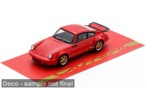 Porsche 930 1/64 Spark 911 3.0 RS rot/schwarz 1974 1:64 modellino in miniatura