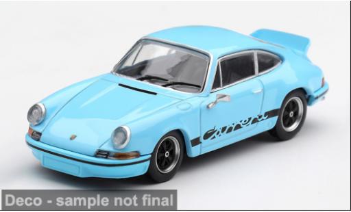 Modellini auto Porsche 911 CARRERA RS 2 blau 1973 1/64 Mini GT