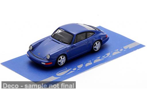 Porsche 964 1/64 Spark 911  3.6 RS blau/grau 1992 1:64 modellino in miniatura