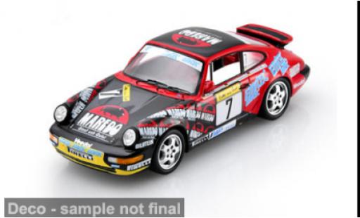 Porsche 964 RS 1/43 Spark 911  Carrera Dekor 24h N&Atilde;&frac14;rburgring 1992 #7 W.R&Atilde;&para;hrl/A.Bovensiepen 1:43 modellini auto