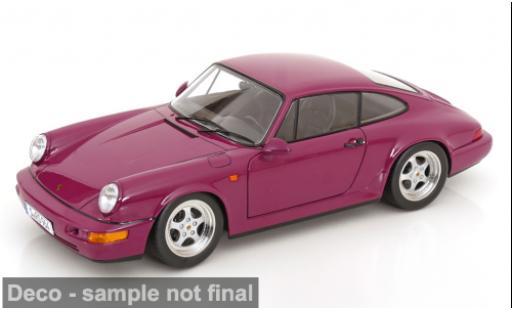 Modellini auto Porsche 911 RS rosa 1992 1/12 KK Scale