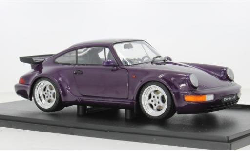 Porsche 964 Turbo 1/18 Solido 911  violett 1:18 modellino in miniatura