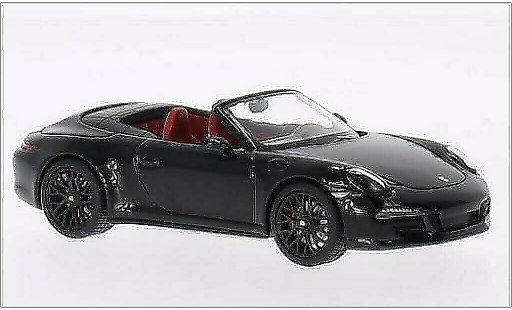 Porsche 911 GTS 1/43 Schuco Carrera 4 Cabrio nero/nero 2014 modellini auto