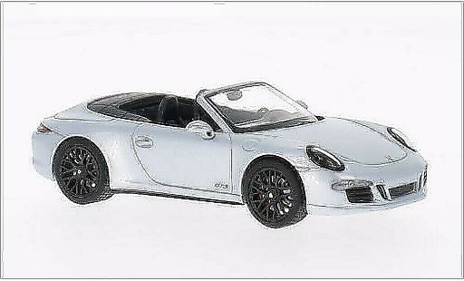 Porsche 911 GTS 1/43 Schuco Carrera 4 Cabrio grigio 2014 modellini auto