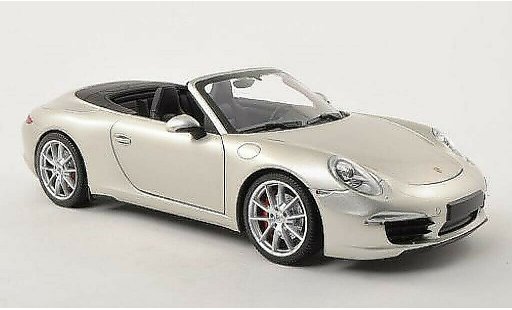 Porsche 911 S 1/18 Minichamps Carrera Cabrio grigio 2011 modellini auto