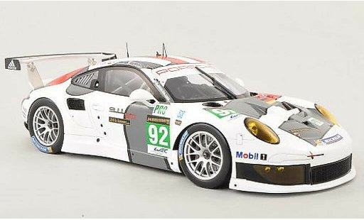 Porsche 911 R 1/18 Spark No.92 AG Team Manthey 24h Le Mans 2013 /.Lietz modellini auto