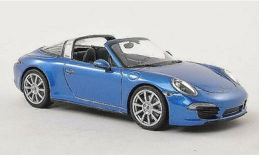 Porsche 911 Targa 1/43 Minichamps 4 blu modellini auto