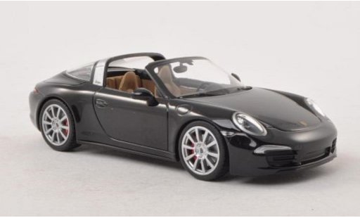 Porsche 911 Targa 1/43 Minichamps 4S nero modellini auto