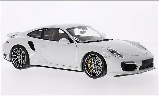 Porsche 911 Turbo S 1/18 Minichamps bianco 2013 modellini auto
