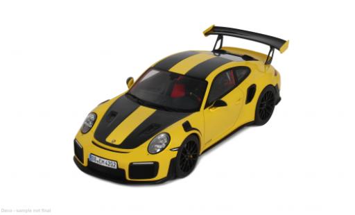 Porsche 992 GTS 1/18 GT Spirit 911 (.1) 2 RS gelb/schwarz 2017 1:18 modellino in miniatura