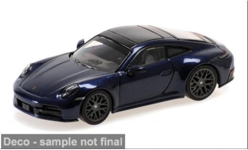 Porsche 992 1/64 Minichamps 911 (.2) Carrera blau 2025 1:64 modellino in miniatura