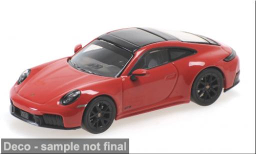 Porsche 992 GTS 1/64 Minichamps 911 (.2) Carrera rot 2025 1:64 modellino in miniatura