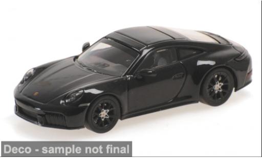 Porsche 992 GTS 1/64 Minichamps 911 (.2) Carrera schwarz 2025 1:64 modellino in miniatura