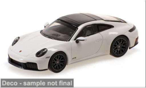 Porsche 992 GTS 1/64 Minichamps 911 (.2) Carrera weiss 2025 1:64 modellino in miniatura