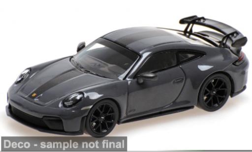 Porsche 992 GT3 1/64 Minichamps 911 (.2) grau 2025 1:64 modellino in miniatura