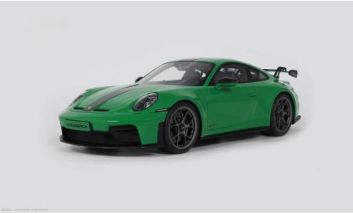 Porsche 992 GT3 1/18 GT Spirit 911 (.2) gr&uuml;n/schwarz 2025 1:18 modellino in miniatura