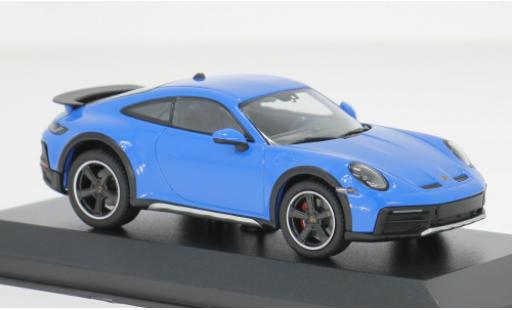 Porsche 992 1/43 Minichamps 911  Dakar blau 2022 1:43 modellino in miniatura