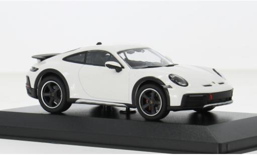Porsche 992 1/43 Minichamps 911  Dakar weiss 2022 1:43 modellino in miniatura