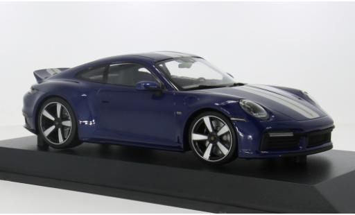 Porsche 992 1/18 Minichamps 911  Sport Classic blau 2022 1:18 modellino in miniatura
