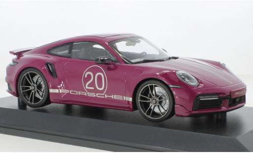 Porsche 992 1/18 Minichamps 911  Turb rot 1:18 modellino in miniatura
