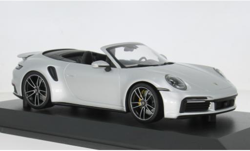 Porsche 992 Turbo s 1/18 Minichamps 911  Turbo S Cabriolet silber 2020 1:18