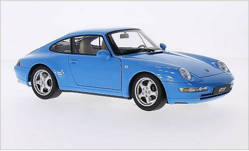 Porsche 911 Carrera 1/18 Autoart blu 1995 modellini auto