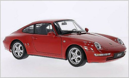Porsche 911 Carrera 1/18 Autoart rosso 1995 modellini auto