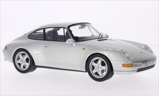 Porsche 911 Carrera 1/18 Norev grigio 1 modellini auto