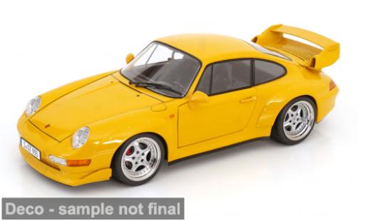 Porsche 993 GT2 1/12 KK Scale 911  gelb 1996 1:12 modellino in miniatura
