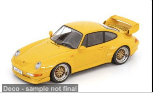 Porsche 993 GT2 1/18 KK Scale 911  gelb 1996 1:18 modellino in miniatura