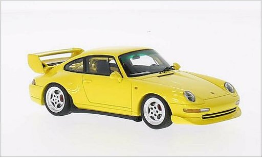 Porsche 911 Base 1/43 Spark Club Sport giallo 1995 modellini auto
